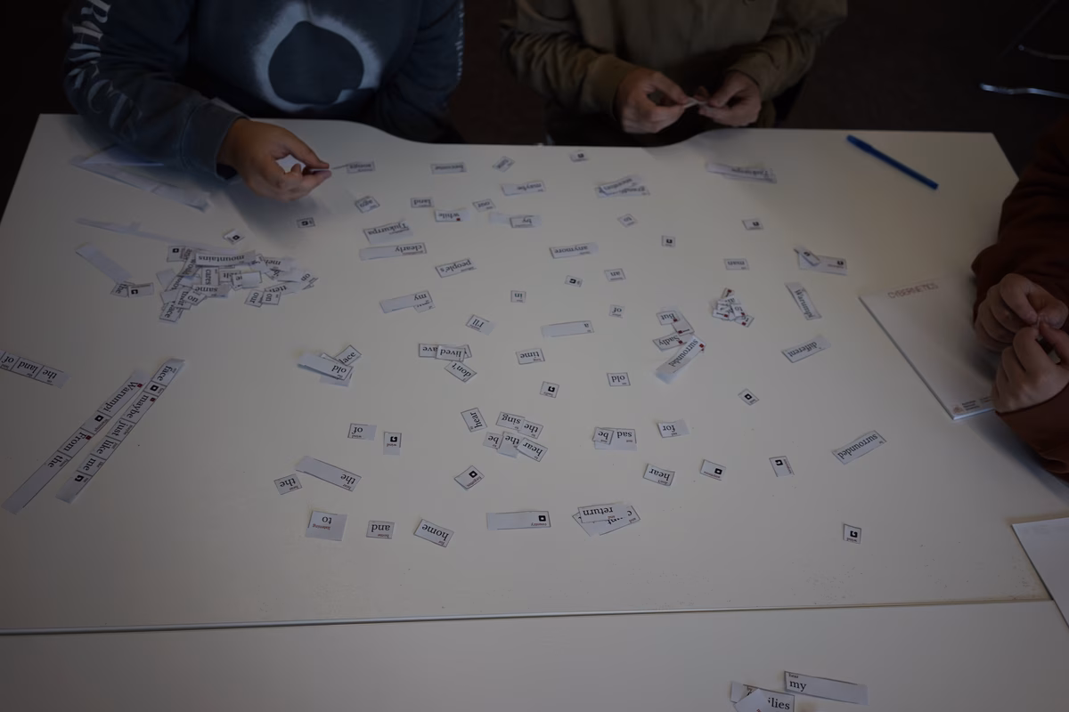 English word tokens: home, return, hear, the, sung, and, to, my